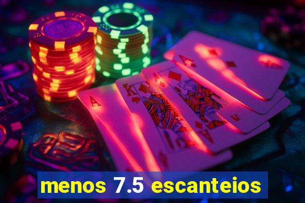 menos 7.5 escanteios